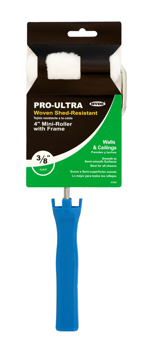 4" x 3/8" Pro-Ultra Mini Roller with Frame-Hyde Tool-Atlas Preservation