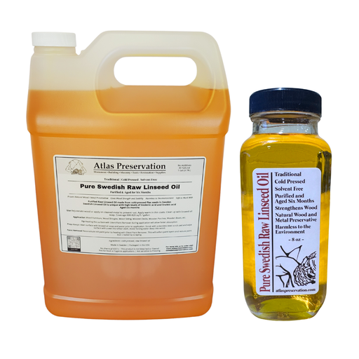 Pure Swedish Raw Linseed Oil-Endurance Restoration Products-Atlas Preservation
